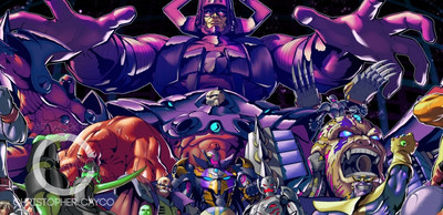 Десятки героев Marvel и Capcom на одном постере